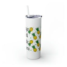 Load image into Gallery viewer, Plays Well With Others Skinny Tumbler with Straw, 20oz
