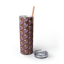 Load image into Gallery viewer, Cum Slut Skinny Tumbler with Straw, 20oz
