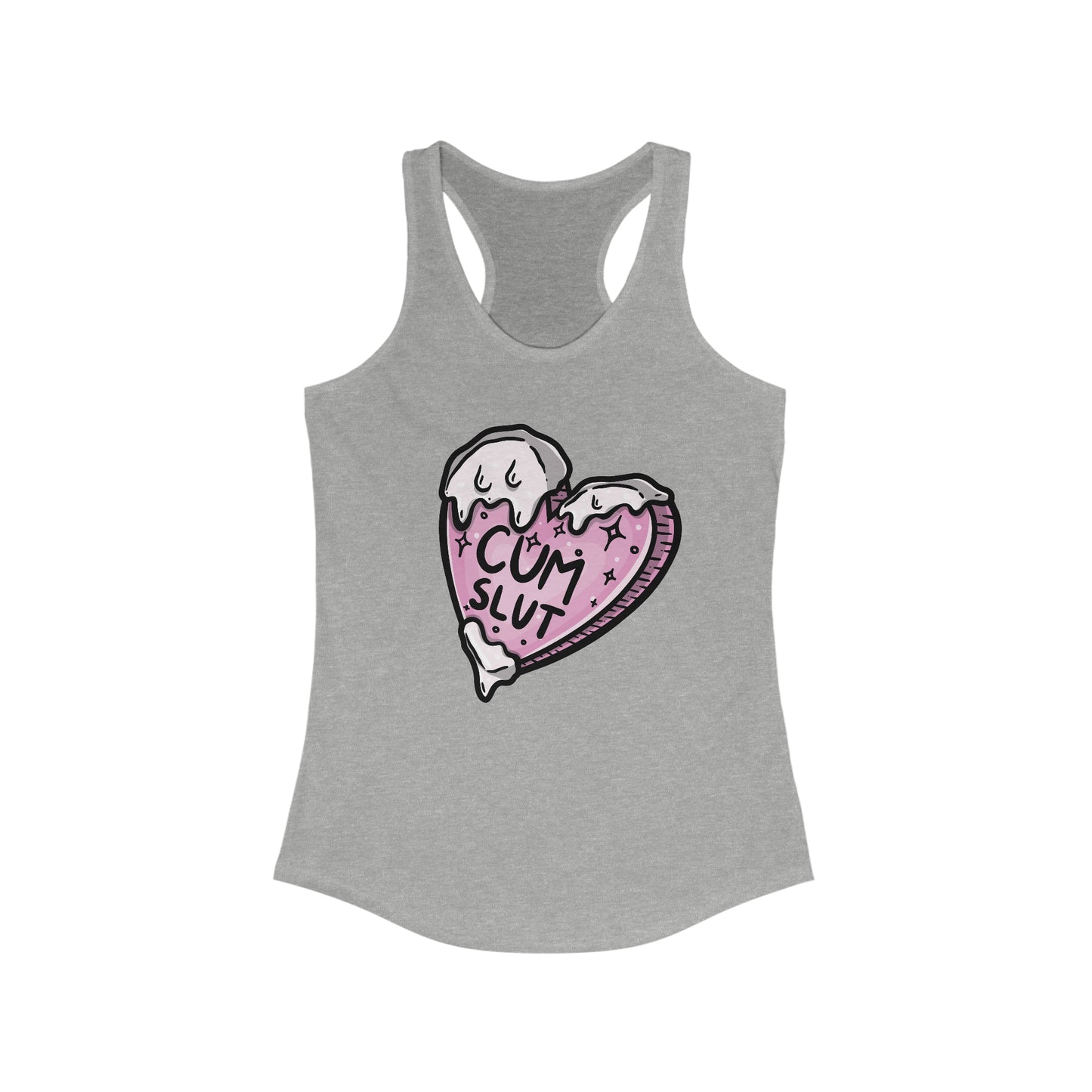 Cum Slut Pleasure Kink Women's Ideal Racerback Tank