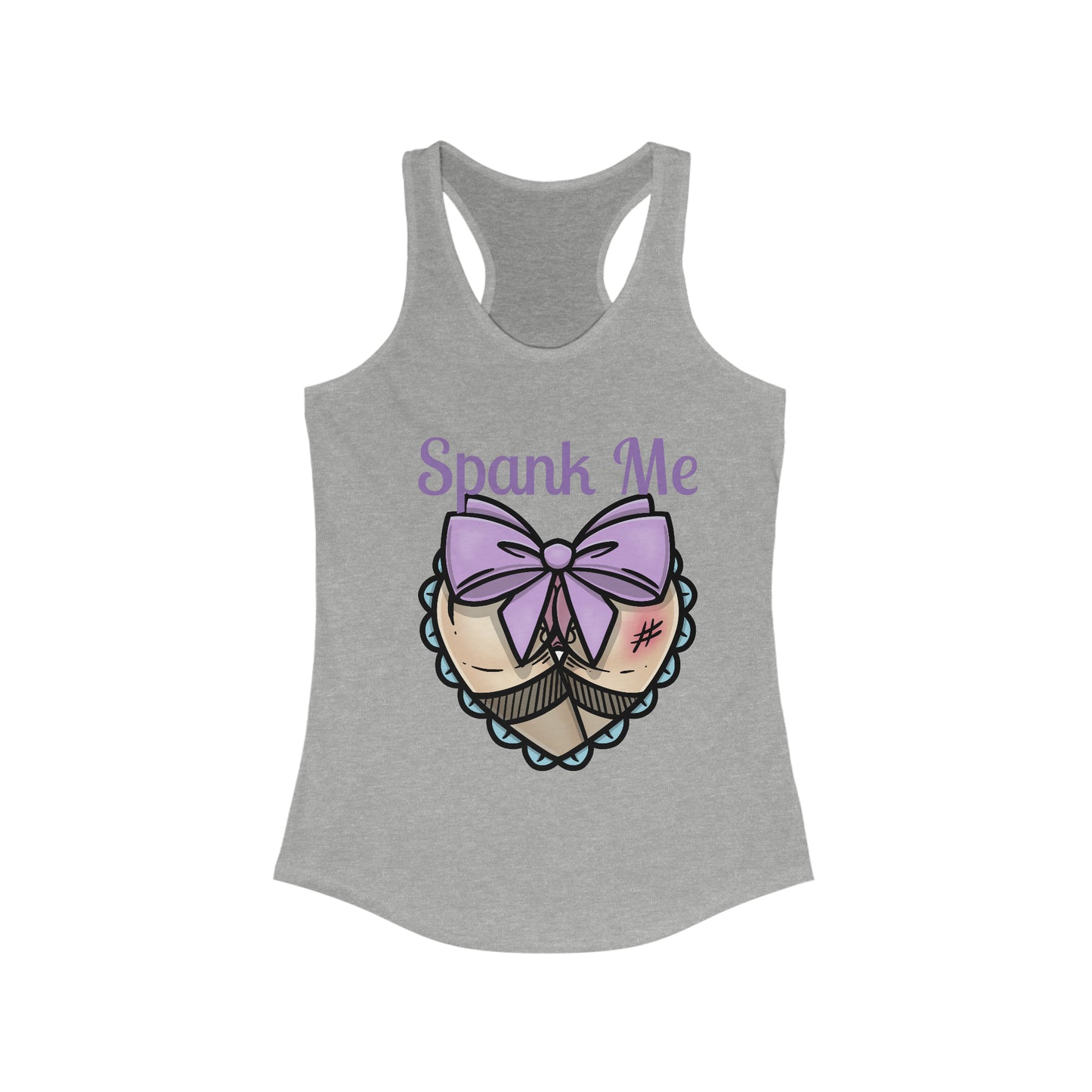 Spank Me Pleasure Kink Women's Ideal Racerback Tank