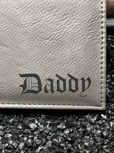 Daddy Gray Billfold Wallet - SALE