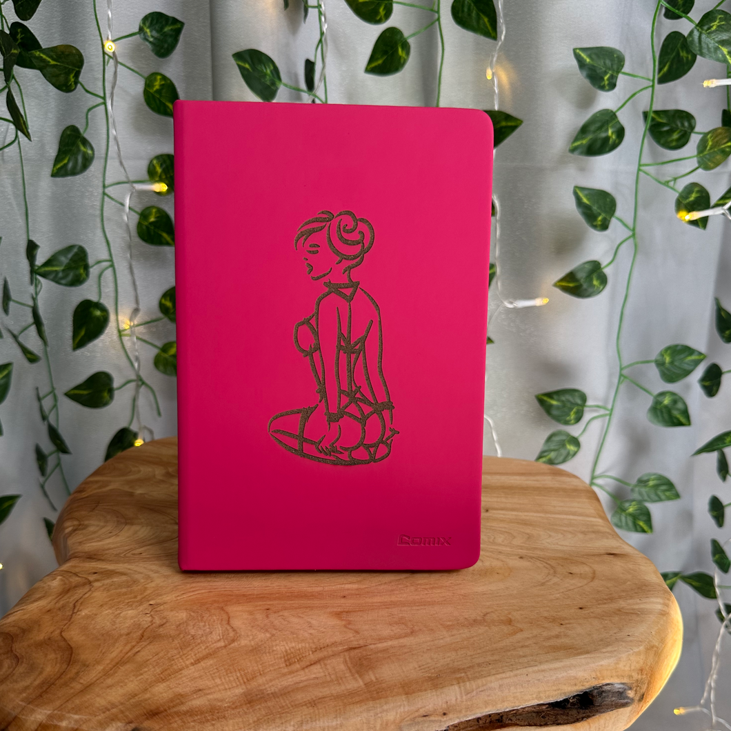 BDSM Submissive Women Hot Pink Notebook - Ruled 8.25