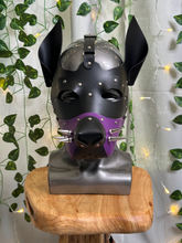 Load image into Gallery viewer, Pup Mask Handmade VEGAN Leather
