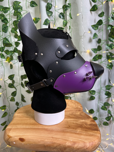 Pup Mask Handmade VEGAN Leather