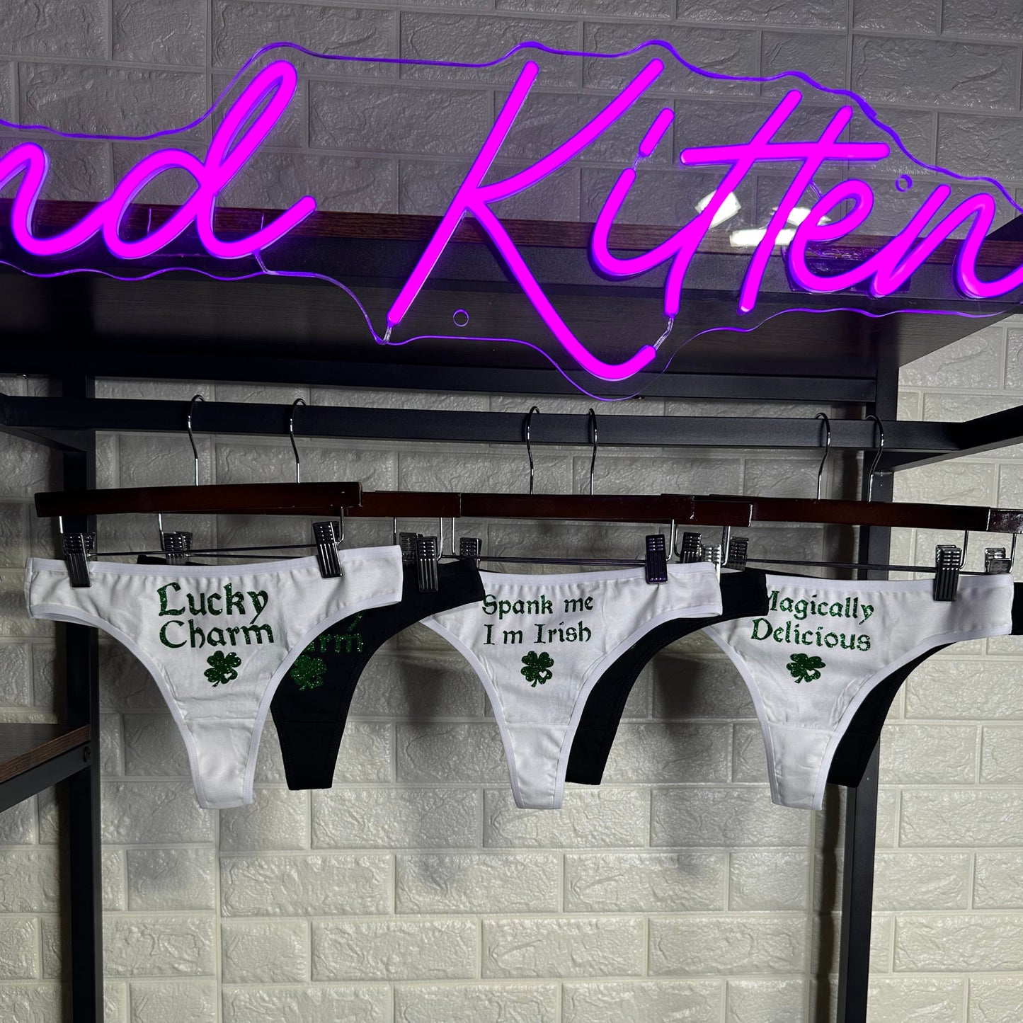 Rub For Luck Cotton Thong Panties