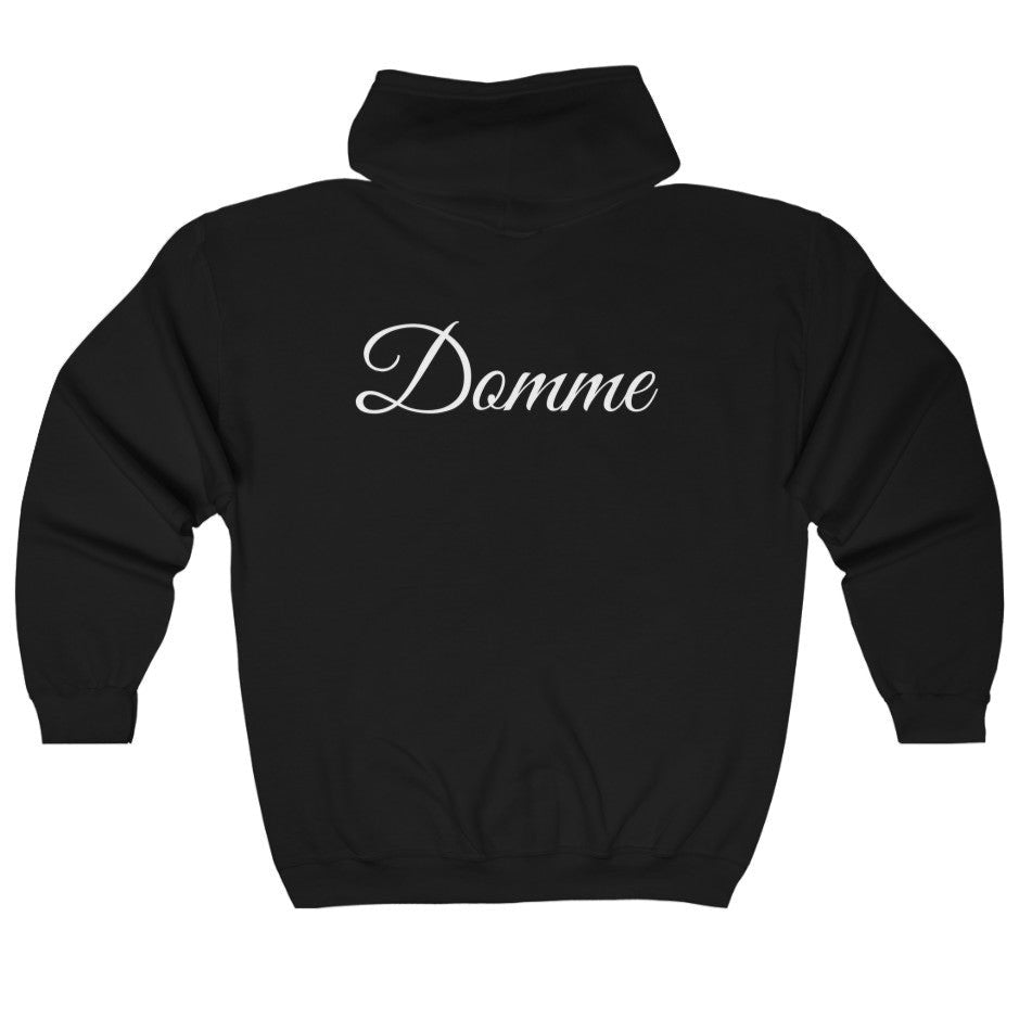Domme Unisex Heavy Blend Full Zip Hooded Sweatshirt