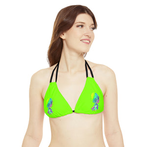Upside down Pineapple Strappy Bikini Set