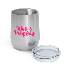Load image into Gallery viewer, Wolf&#39;s Property, 12oz Insulated Wine Tumbler
