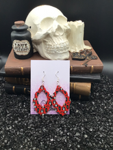 Load image into Gallery viewer, BDSM Scalloped Acrylic Earrings
