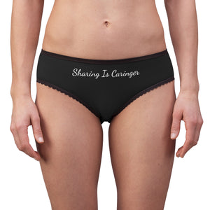 Upside Down Pineapple Sharing is Caring Women's Underwear Briefs