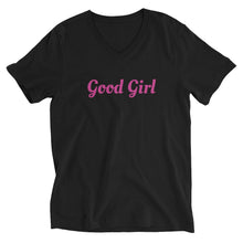 Load image into Gallery viewer, Good Girl Unisex Short Sleeve V-Neck T-Shirt

