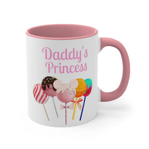 Daddy's Princess Lollipop Accent Coffee Mug, 11oz
