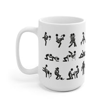 Load image into Gallery viewer, Fuck Me Sex Positions White Ceramic Mug
