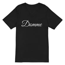 Load image into Gallery viewer, Domme Unisex Short Sleeve V-Neck T-Shirt
