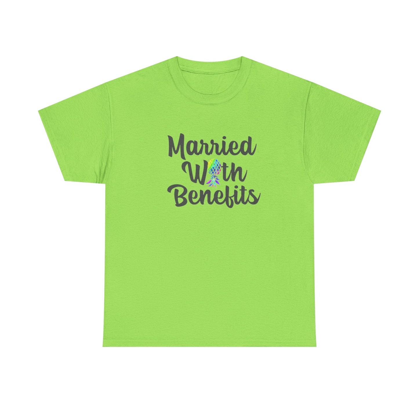 Married With Benefits Short-Sleeve Unisex Cotton Tee Shirt