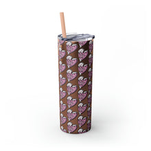 Load image into Gallery viewer, Cum Slut Skinny Tumbler with Straw, 20oz
