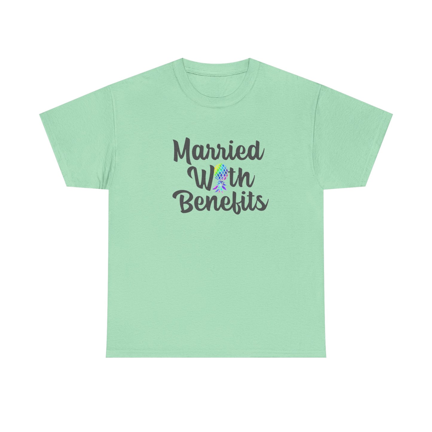 Married With Benefits Short-Sleeve Unisex Cotton Tee Shirt