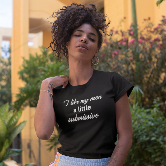 I like my men a little submissive Unisex Heavy Cotton Tee
