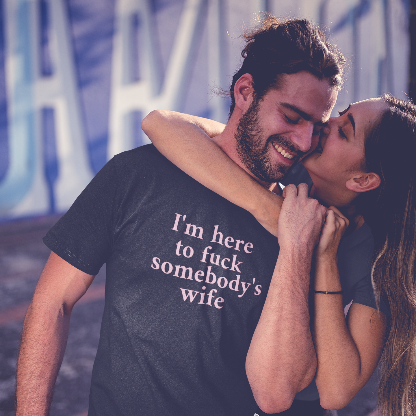 I'm here to fuck somebody's wife T-Shirt Unisex Heavy Cotton Tee