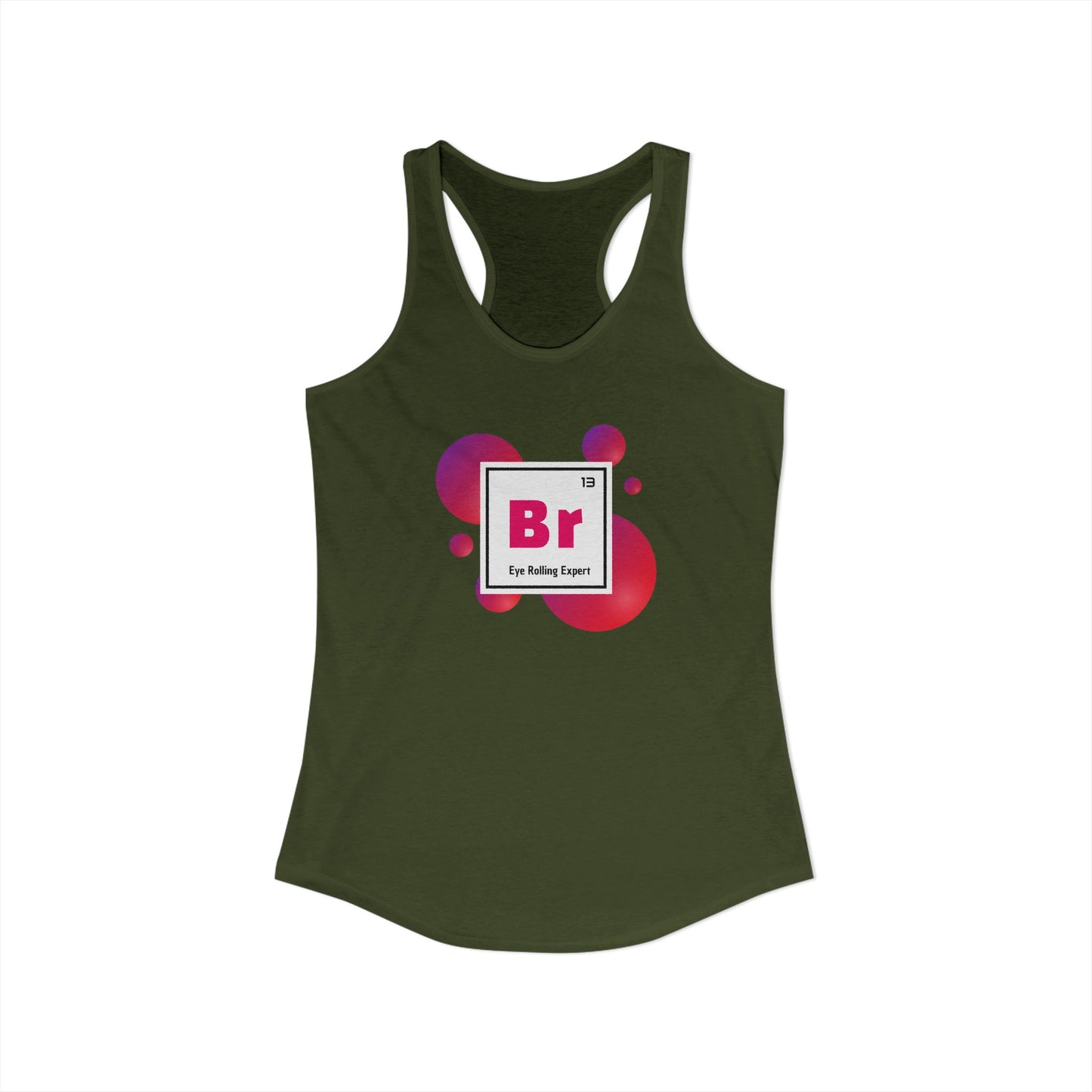 Brat Element (Eye Rolling Expert) Tank Top Women's Ideal Racerback