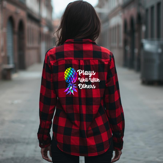Plays Well With Others Flannel