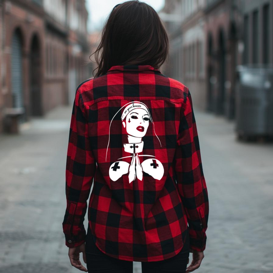 Nun, On Your Knees Flannel