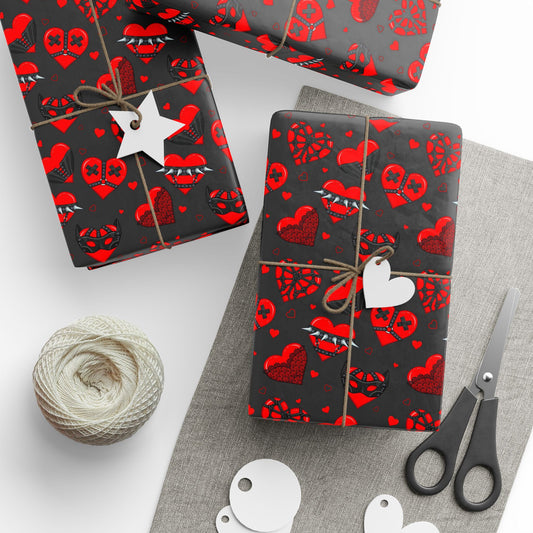 Lace & Spike BDSM Wrapping Paper