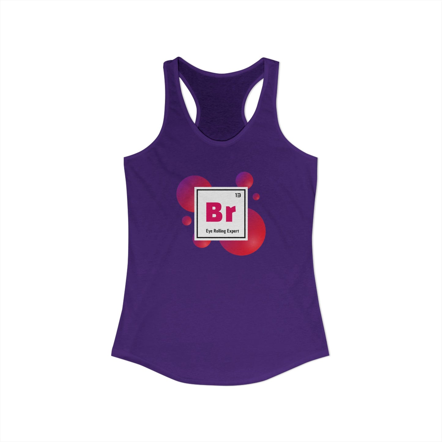 Brat Element (Eye Rolling Expert) Tank Top Women's Ideal Racerback