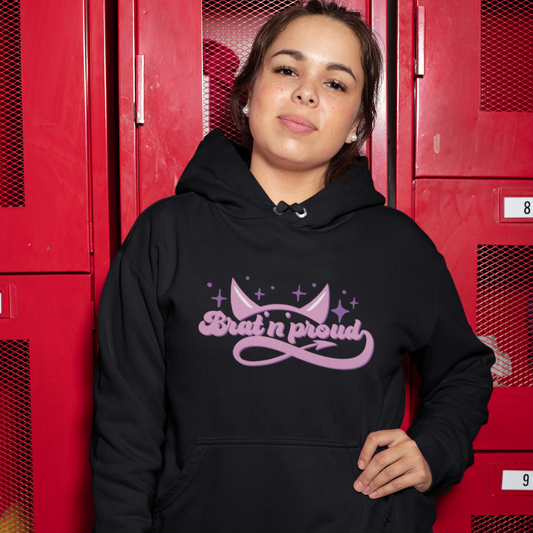 Bratty & Proud Pleasure Kink Unisex Heavy Blend Hoodie Sweatshirt
