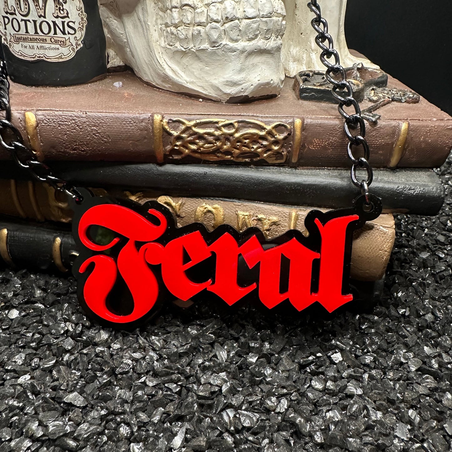 Feral Acrylic Necklace