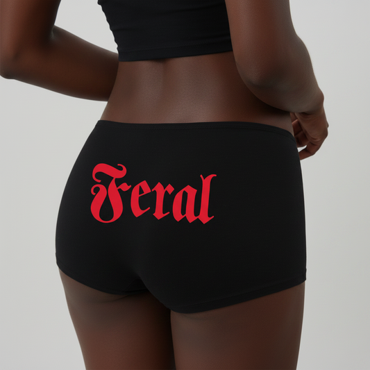 Feral Women Cotton Booty Shorts