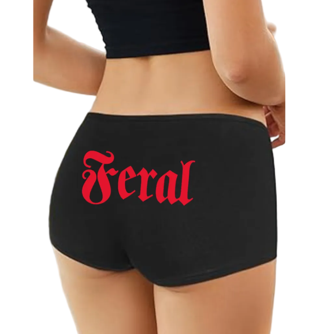 Feral Women Cotton Booty Shorts