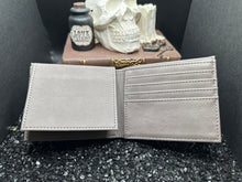 Load image into Gallery viewer, Upside Down Pineapple Gray Billfold Wallet
