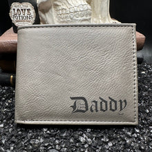 Load image into Gallery viewer, Daddy Gray Billfold Wallet - SALE
