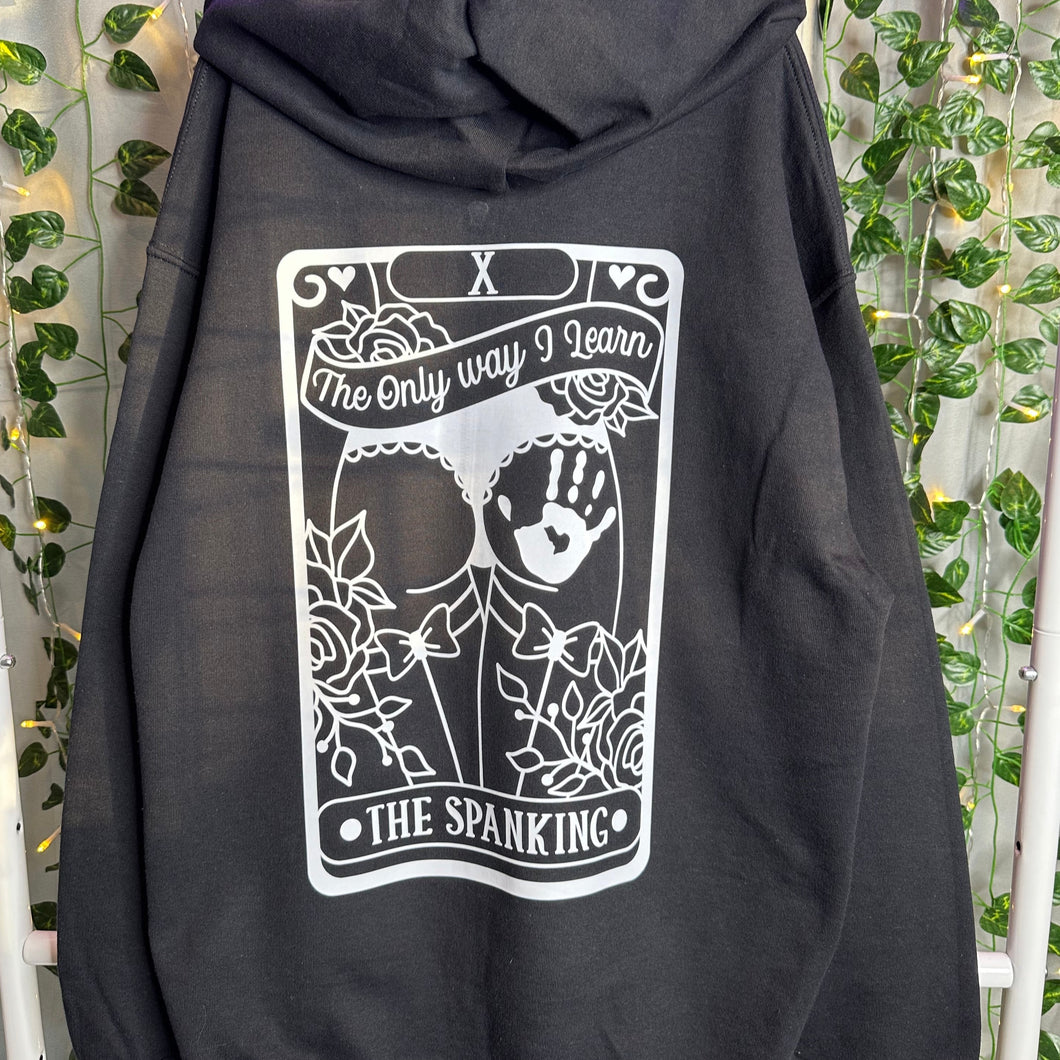 Tarot Card The Only Way I Learn, The Spanking Unisex Heavy Blend Full Zip Hooded Sweatshirt
