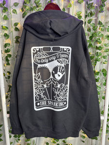 Tarot Card The Only Way I Learn, The Spanking Unisex Heavy Blend Full Zip Hooded Sweatshirt