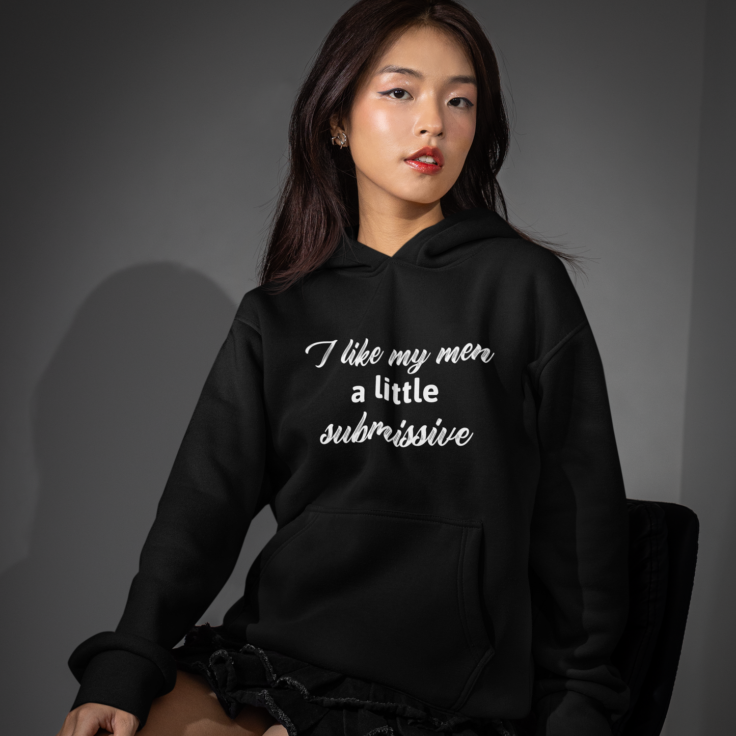 I like my men a little submissive Unisex Heavy Blend Hooded Sweatshirt