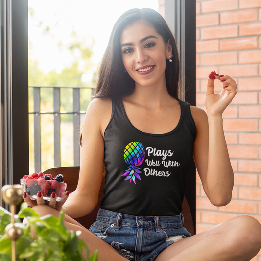 Plays Well With Others Women's Ideal Racerback Tank
