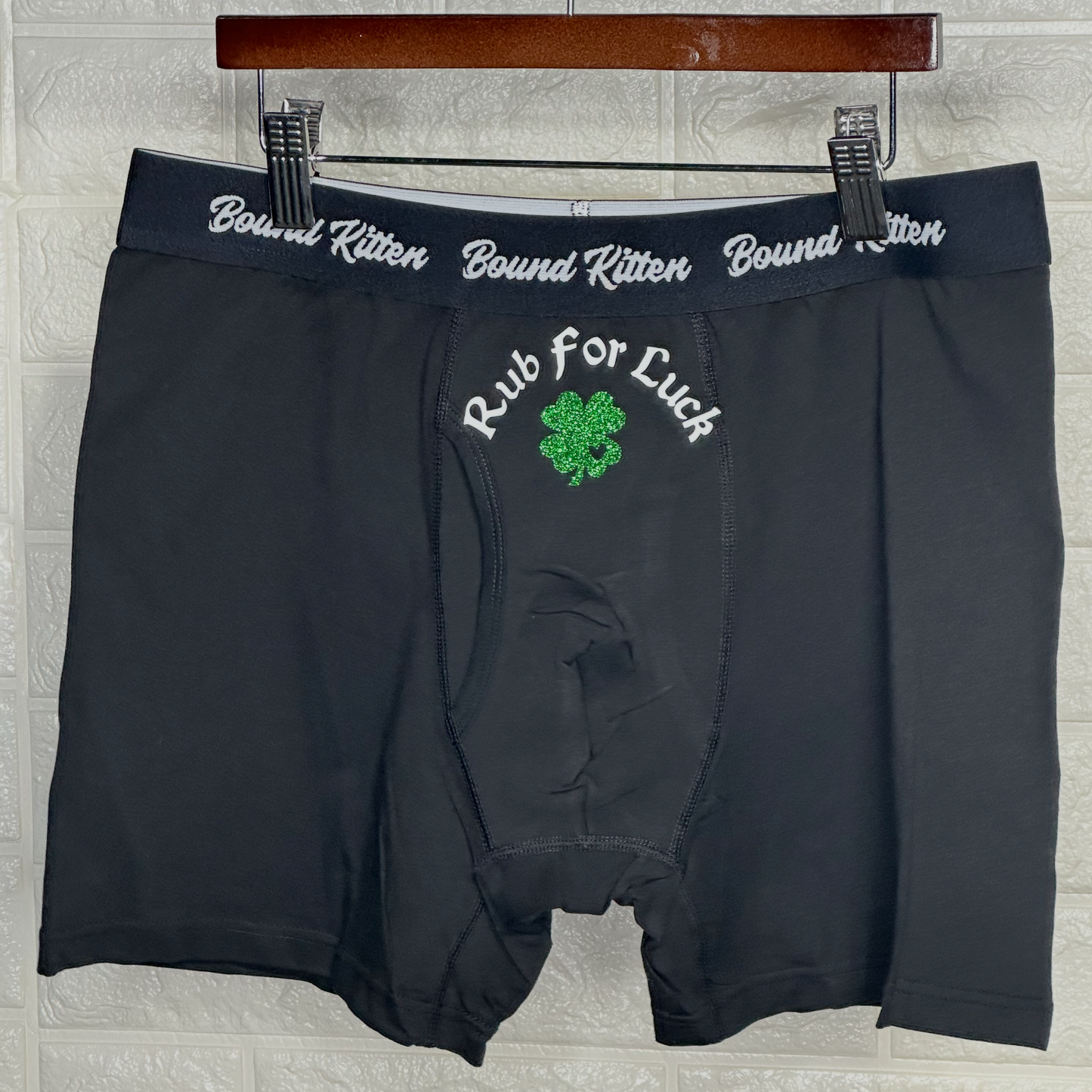 Rub For Luck, St. Patrick's Day Men's Boxer Briefs
