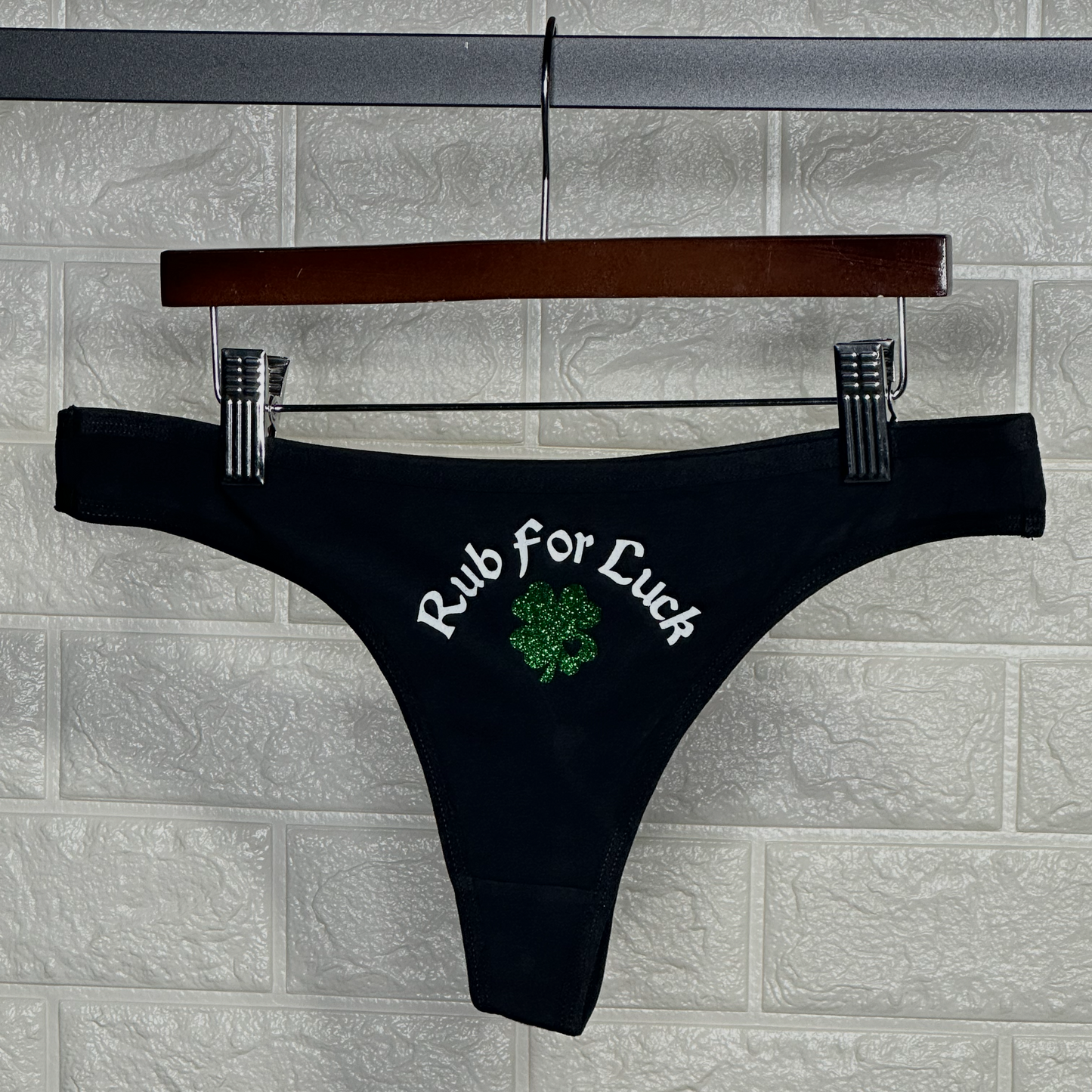 Rub For Luck Cotton Thong Panties