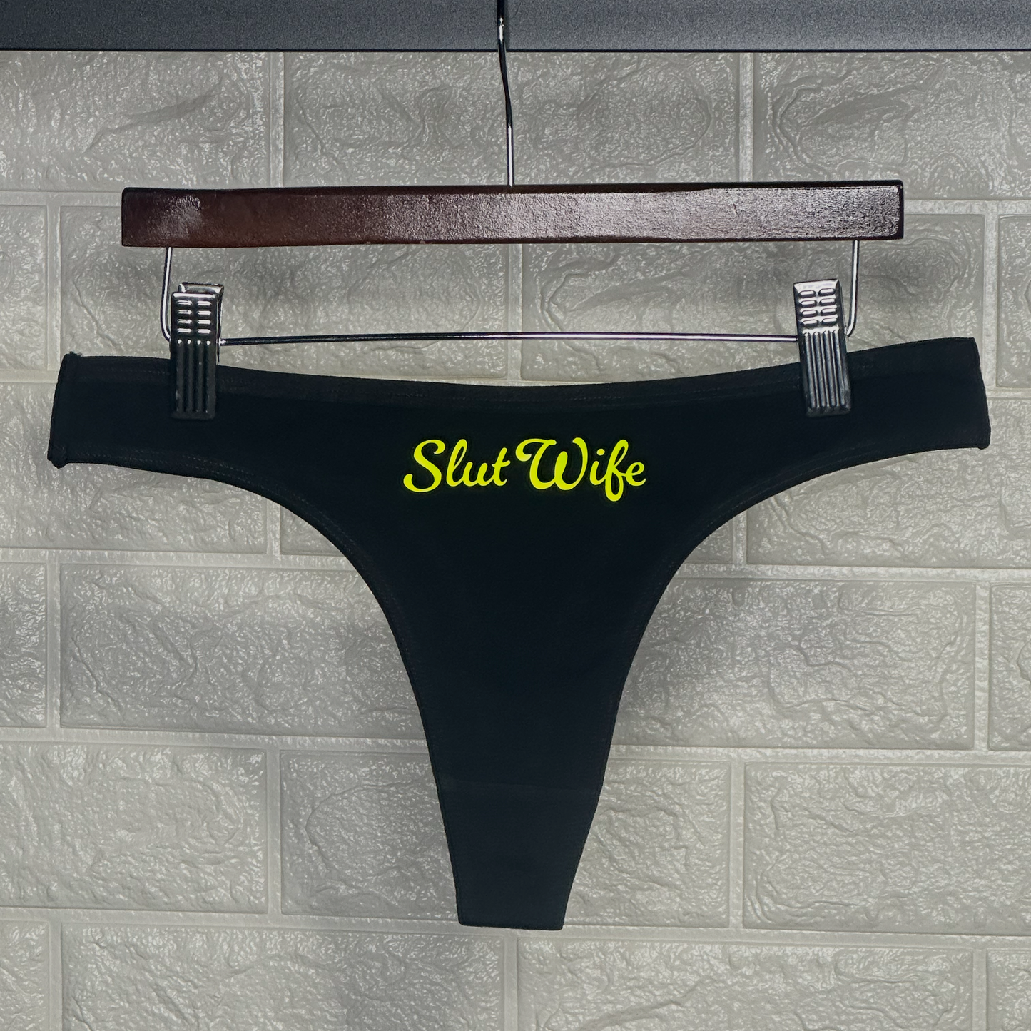 Slut Wife Cotton Thong Panties