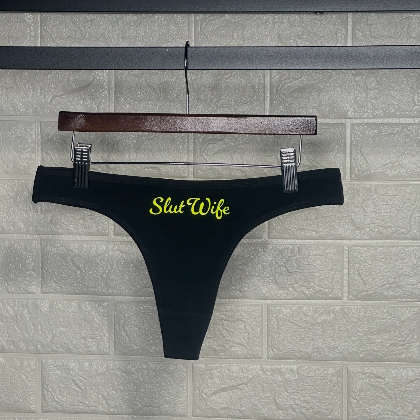 Slut Wife Cotton Thong Panties