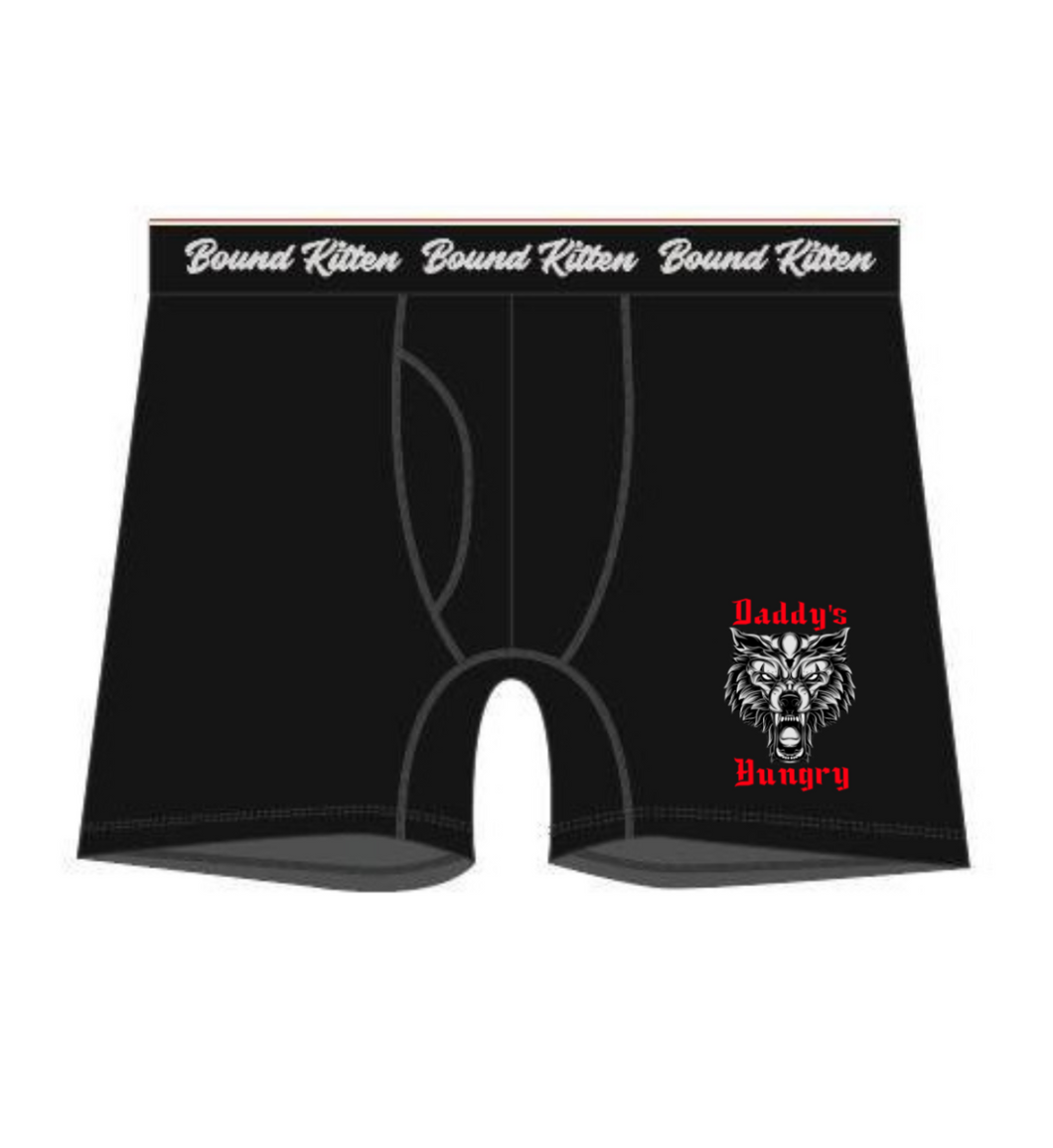 Daddy's Hungry Wolf Mens Boxers