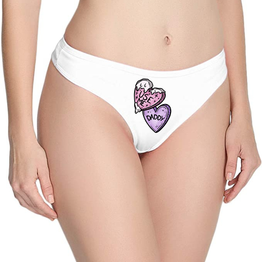 Use Me Daddy Cotton Thong Panties