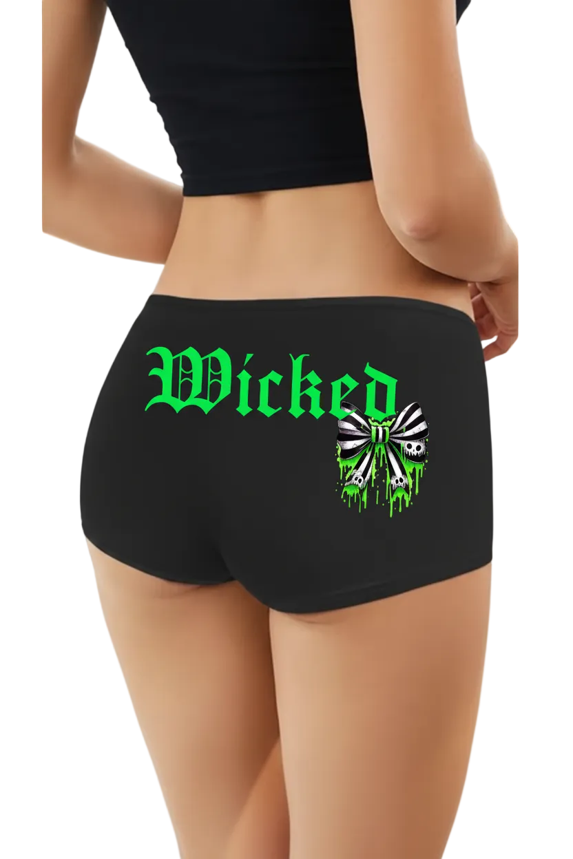 Wicked Bow Women Cotton Booty Shorts