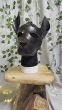 Load and play video in Gallery viewer, Pup Mask Handmade VEGAN Leather
