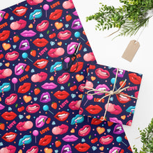 Load image into Gallery viewer, Kissing Lips Wrapping Paper
