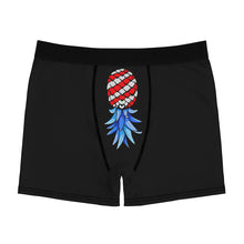 Load image into Gallery viewer, American Flag Upsidedown Pineapple Men&#39;s Boxer Briefs
