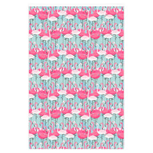 Load image into Gallery viewer, Flamingo Swingers Sharing is Caring  Wrapping Paper
