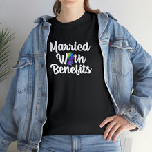 Load image into Gallery viewer, Married With Benefits Short-Sleeve Unisex Cotton Tee Shirt
